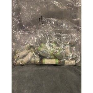 Vintage 80s 20 pc Punch Embroidery Thread Clarke's Green Bag 4
